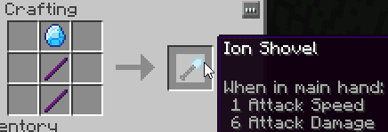 Ion Items Mod Crafting Recipes 3