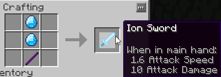 Ion Items Mod Crafting Recipes 4