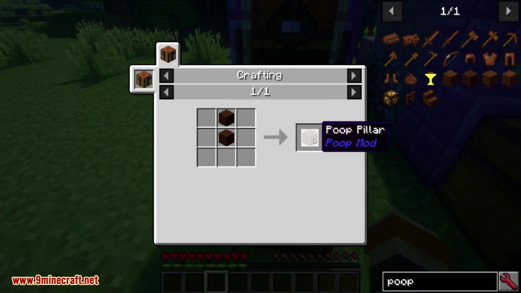 Just Poop Mod Crafting Recipes 13