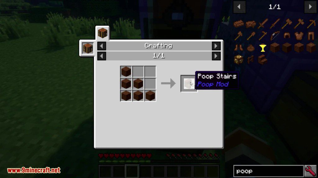 Just Poop Mod Crafting Recipes 14