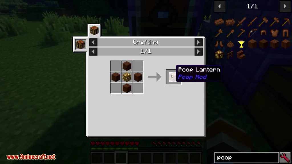 Just Poop Mod Crafting Recipes 15