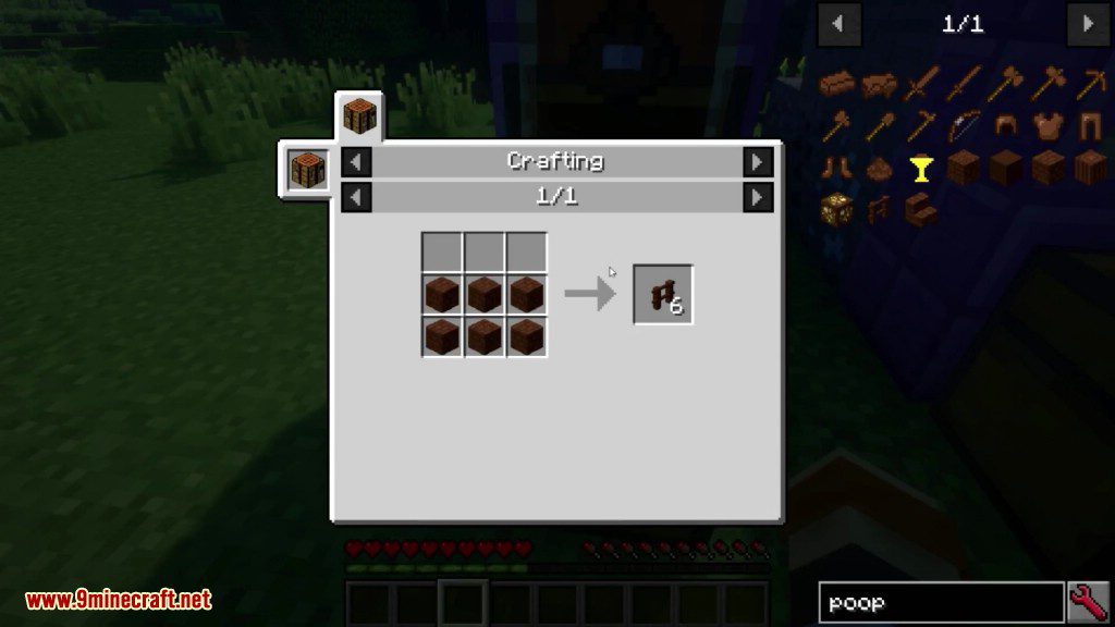 Just Poop Mod Crafting Recipes 16