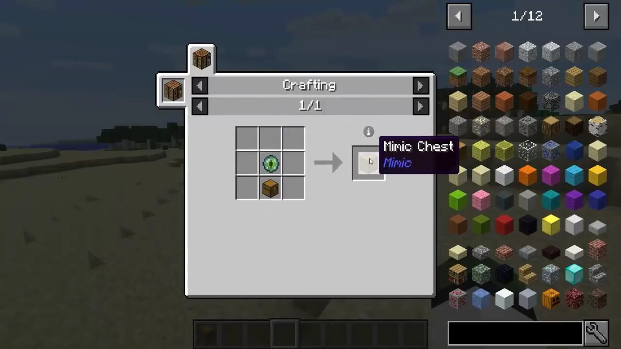 Mimic Mod Crafting Recipes 1