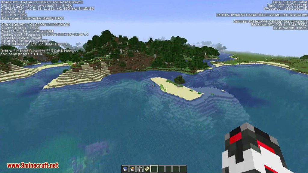Minecraft 1.13 Snapshot 18w16a Screenshots 2