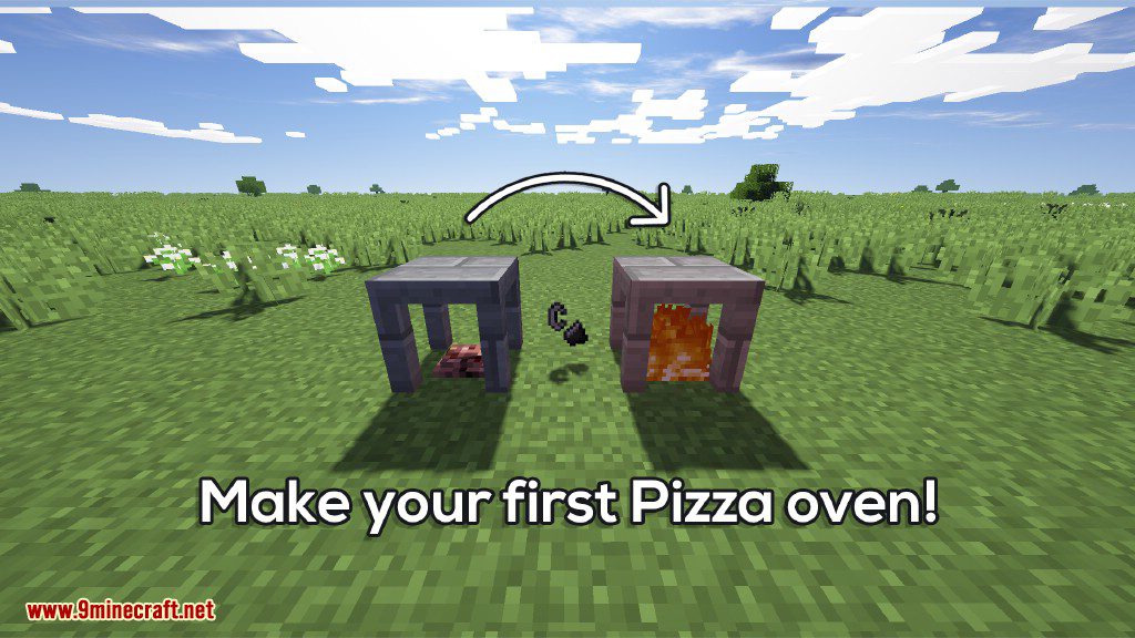 PizzaCraft Mod How to use 1