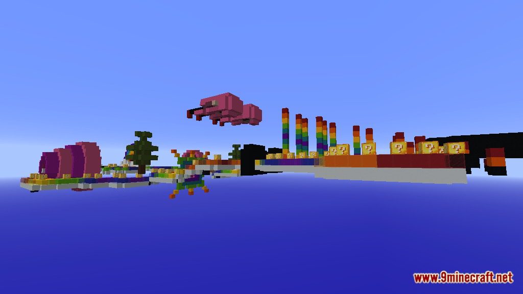 Rainbow World Lucky Block Race Map Screenshots 12