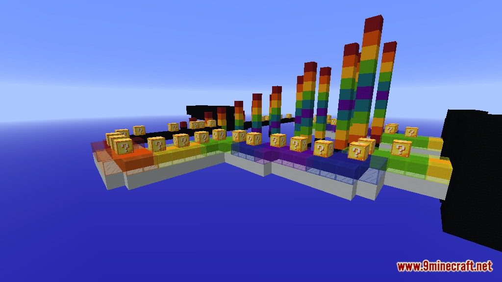 Rainbow Lucky Block Race [1.8] › Maps ›  — Minecraft Downloads