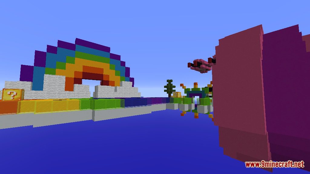 Rainbow World Lucky Block Race Map Screenshots 6