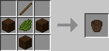 Wooden Buckets Mod Crafting Recipes 2