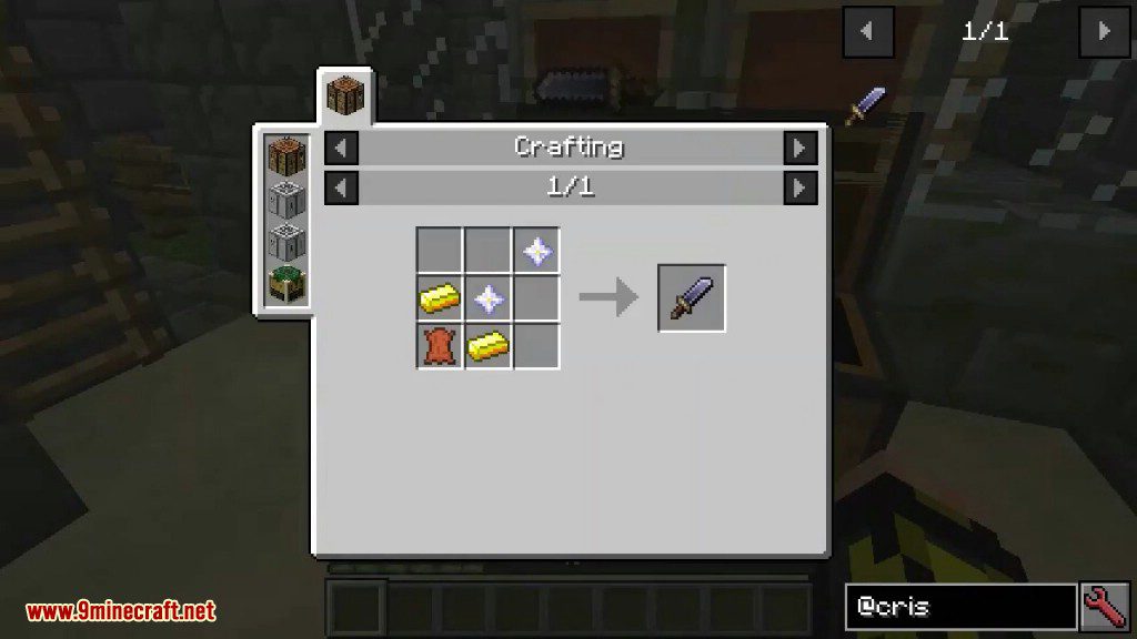 Crissaegrim Mod Crafting Recipes 1