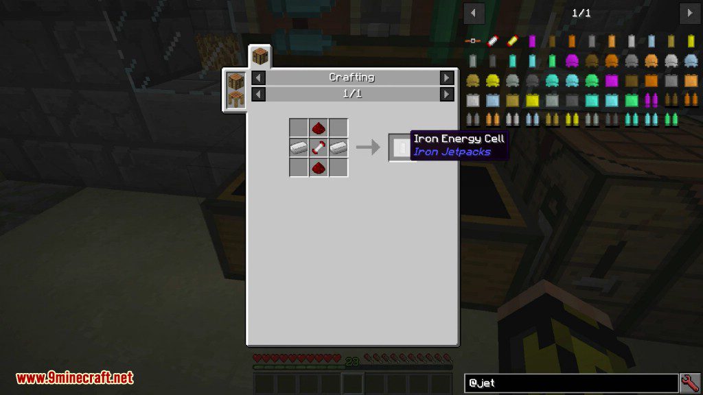 Iron Jetpacks Mod Crafting Recipes 2