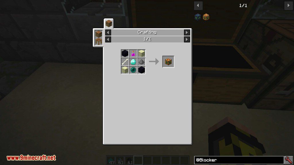Mob Blocker Mod Crafting Recipes 1