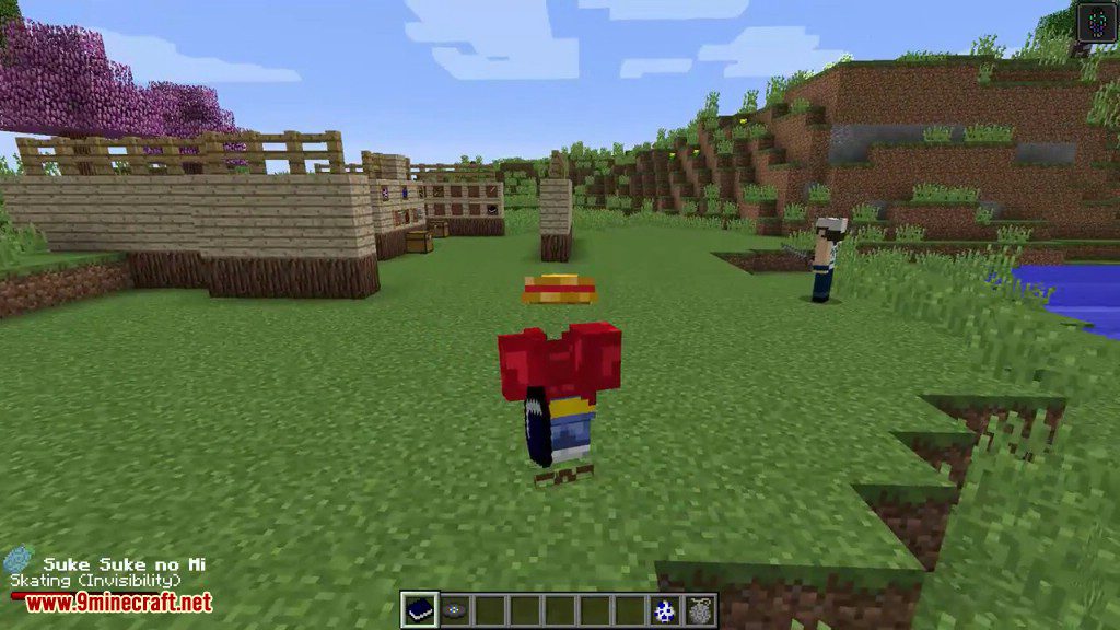 Devil Fruit Suke Suke no Mi ( Clear Clear Fruit ) One Piece Minecraft Mod 