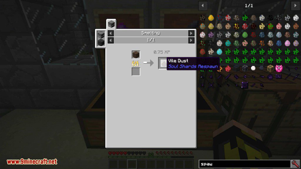 Soul Shards Respawn Mod Crafting Recipes 1