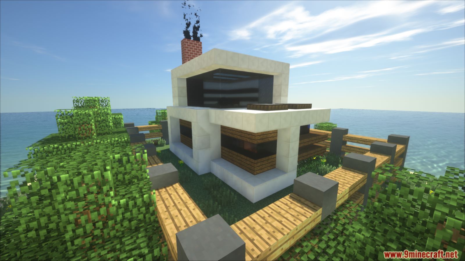 Animated Self Building Redstone House Map Screenshots (3)