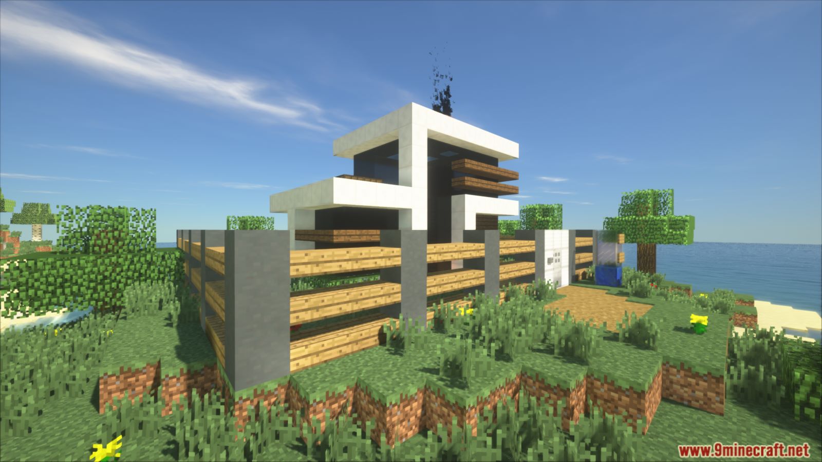 Animated Self Building Redstone House Map Screenshots (9)