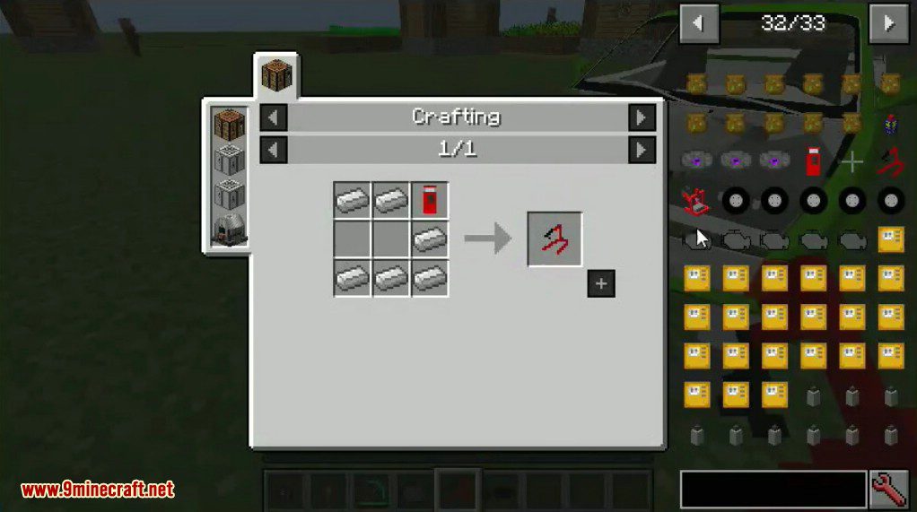 Cars and Engines Mod Crafting Recipes 1