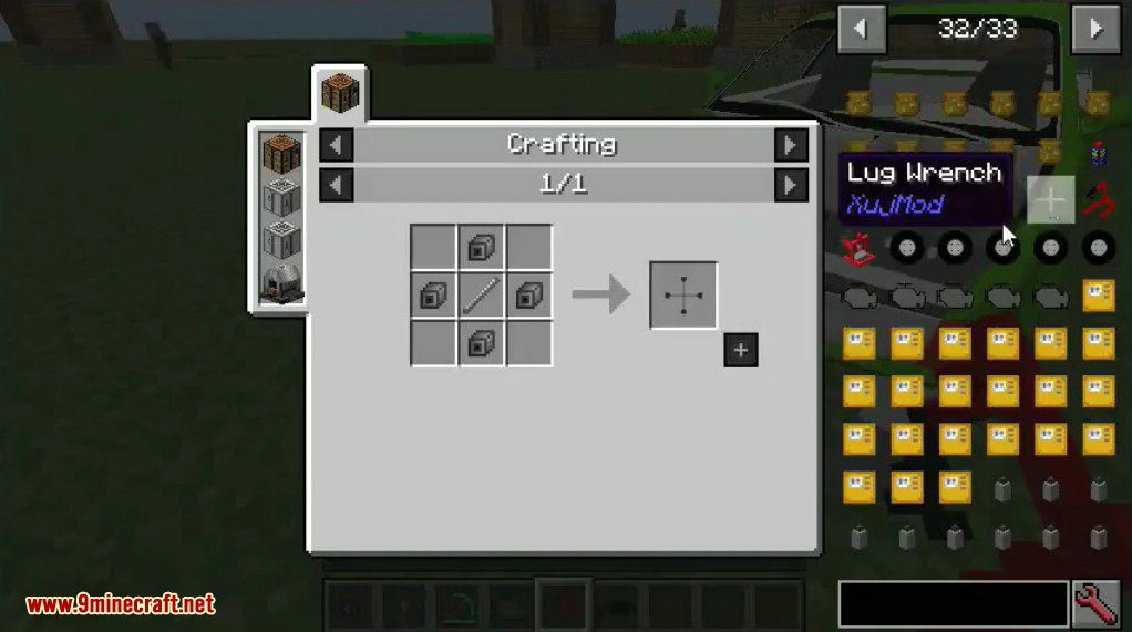 Cars and Engines Mod Crafting Recipes 2