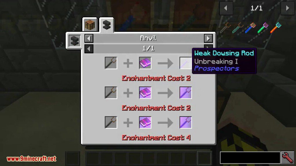 Ore Prospectors Mod Crafting Recipes 2