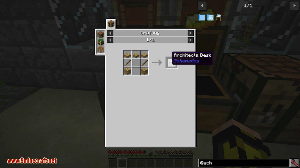 Schematics Mod Crafting Recipes 2