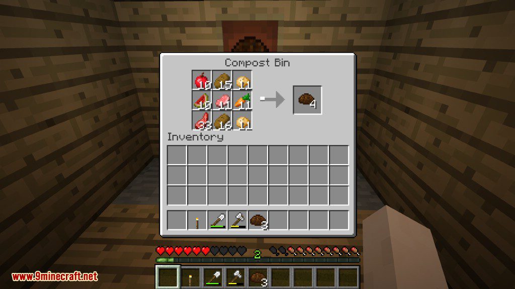 Composter Mod Crafting Recipes 3