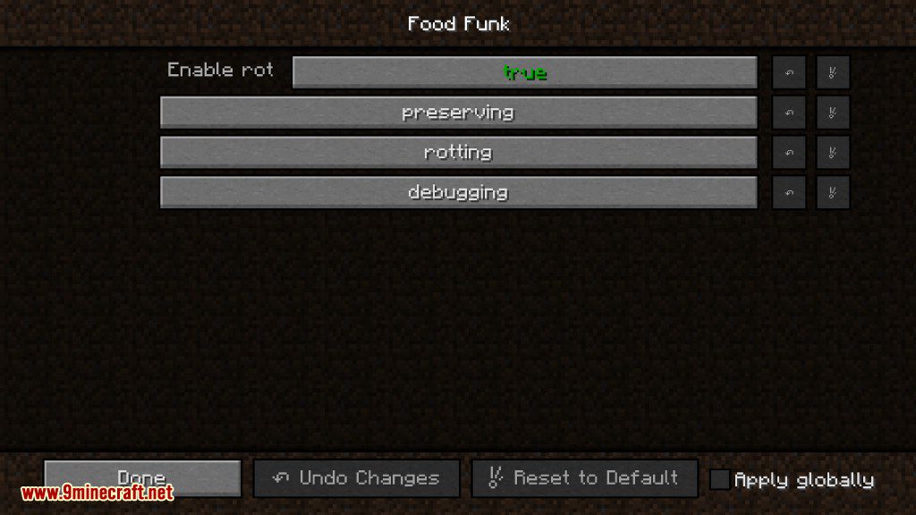 Food Funk Mod Configs 1