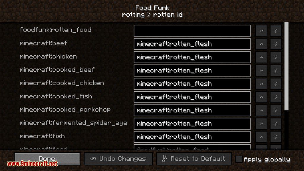 Food Funk Mod Configs 6