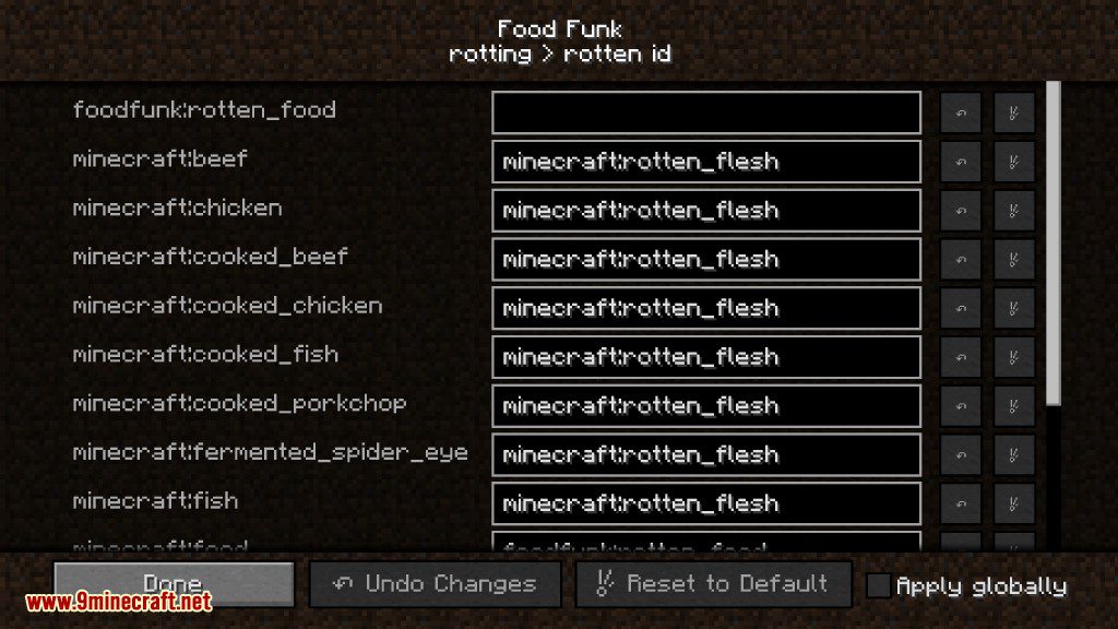 Food Funk Mod Configs 6