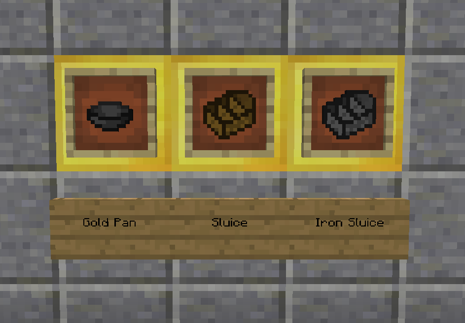 Gold In Them Thar Hills Mod Crafting Recipes 1