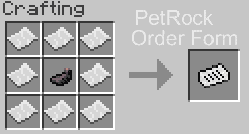 Petrock Mod Crafting Recipes 1