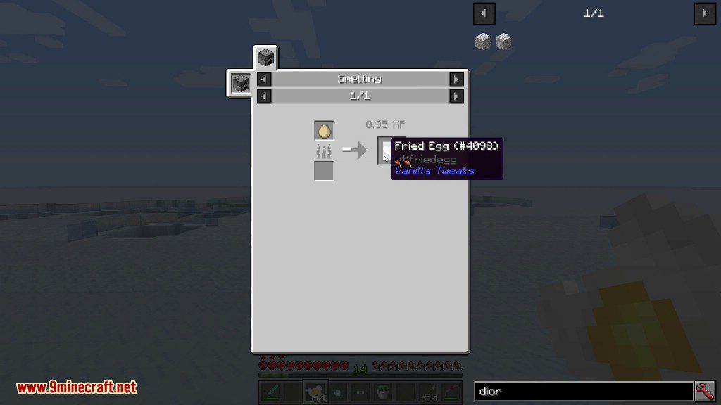 Vanilla Tweaks Mod Crafting Recipes 1