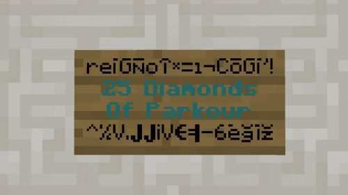 25 Diamonds of Parkour Map Thumbnail