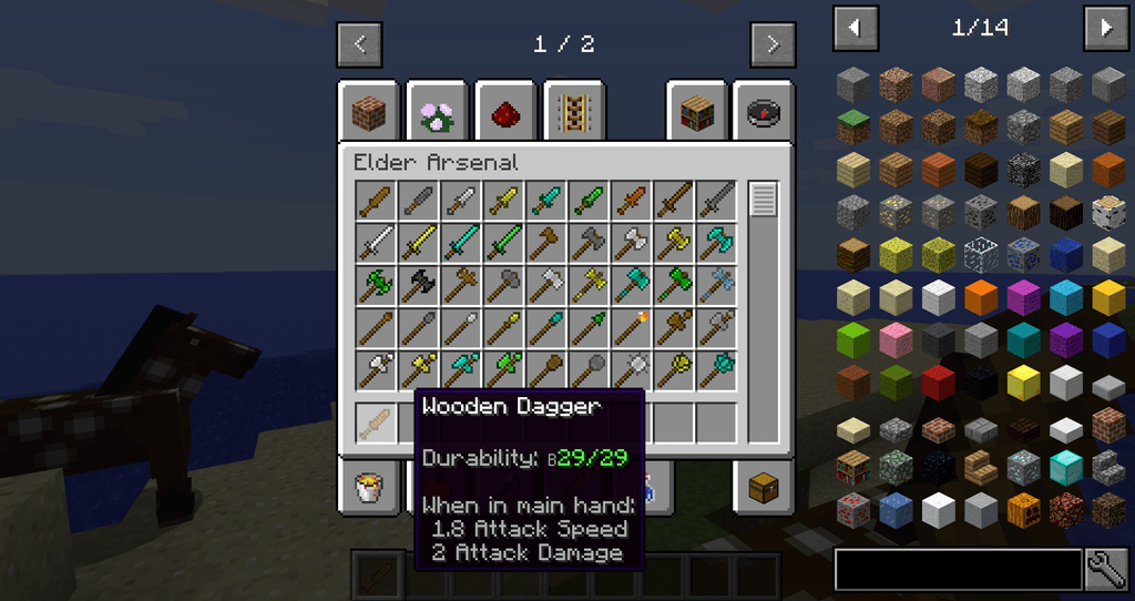 Elder Arsenal mod for minecraft 01