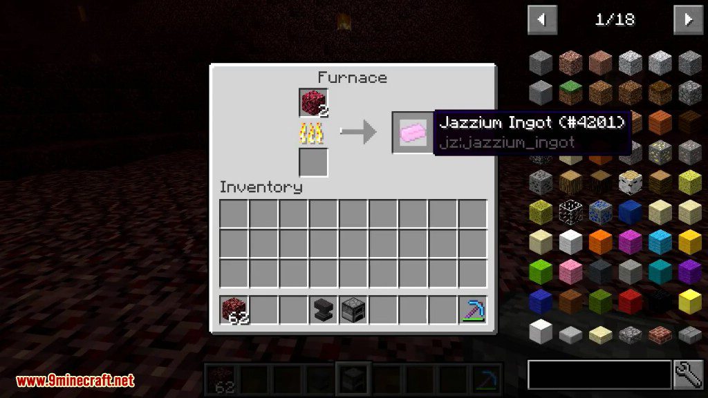 Jazzium Mod Crafting Recipes 1