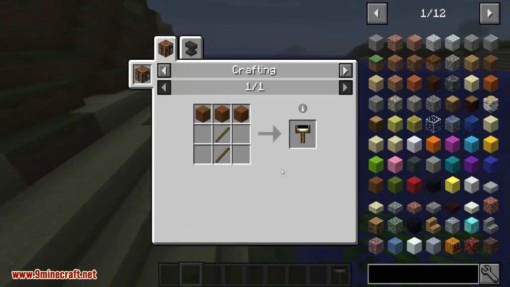 MC Paint Mod Crafting Recipes 1