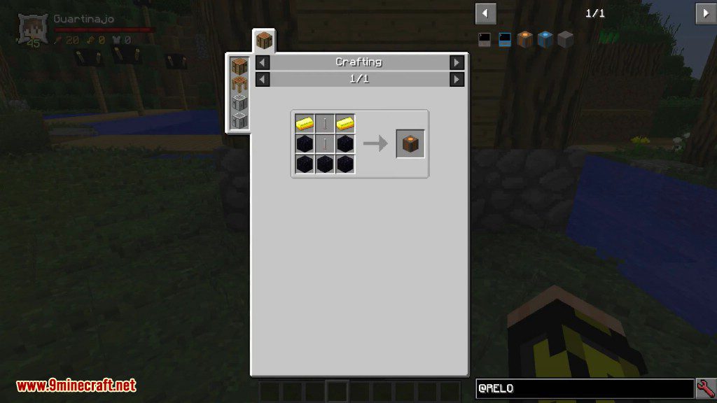 Structural Relocation Mod Crafting Recipes 1