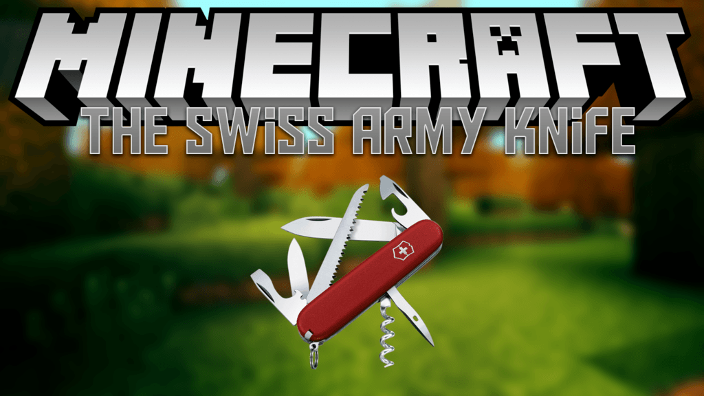 The swiss army knife mod for minecraft logo