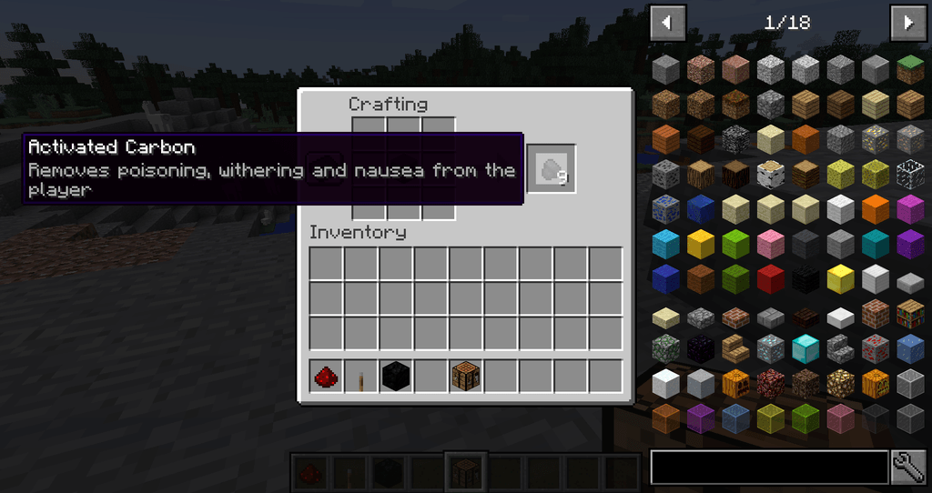 Activated Carbon mod for minecraft 05