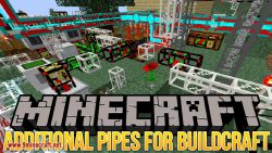 Additional Pipes for Buildcraft mod for minecraft logo