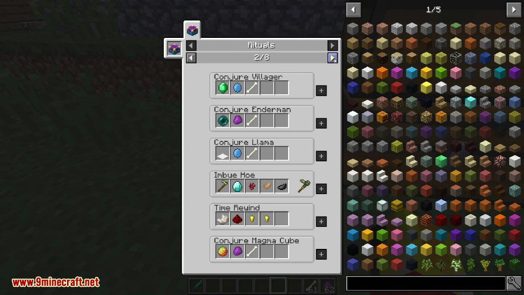 Arcane World Mod Crafting Recipes 2