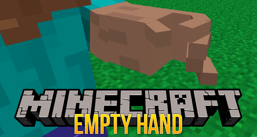 Empty Hand mod for minecraft logo