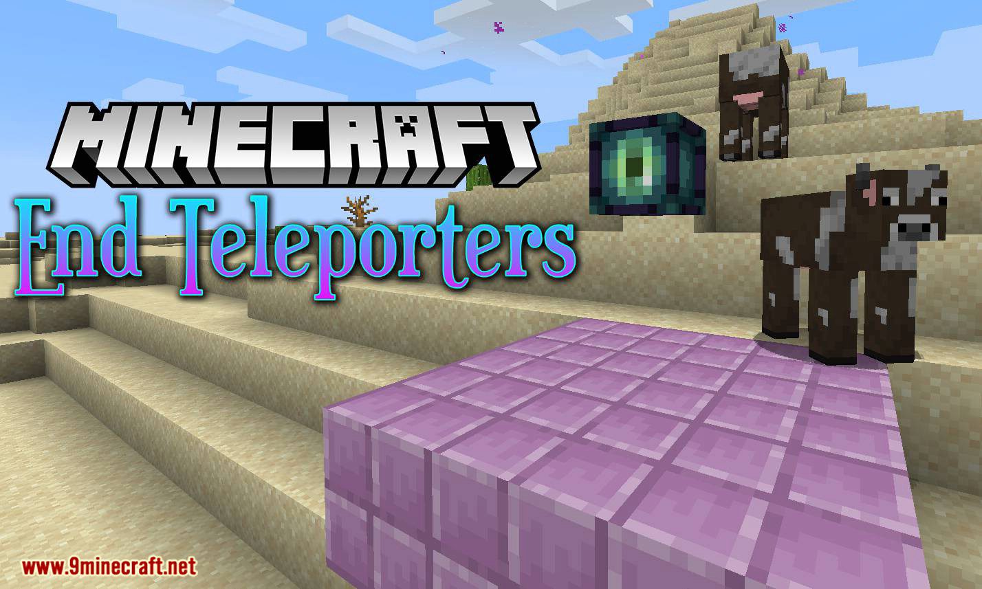 End Teleporters mod for minecraft logo