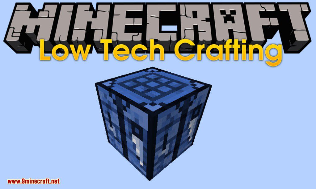 Low Tech Crafting mod for minecraft logo