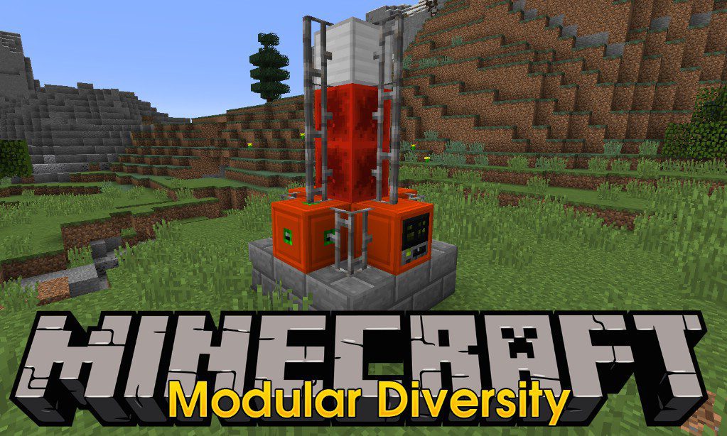 Modular Diversity mod for minecraft logo