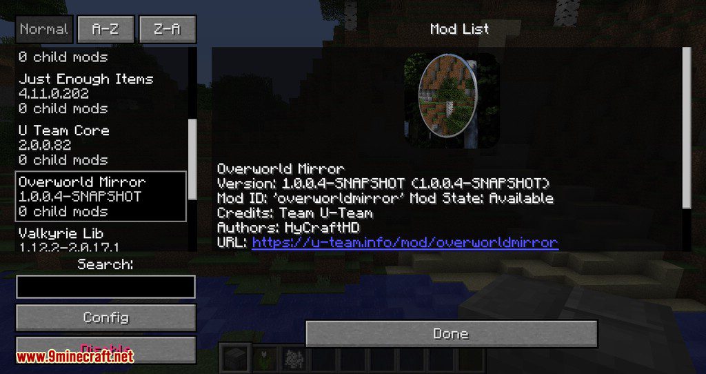 Overworld Mirror mod for minecraft 06