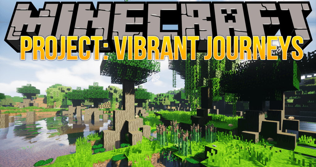 Project Vibrant Journeys mod for minecraft logo