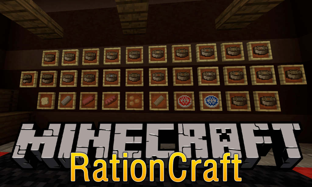 Rationcraft mod for minecraft logo