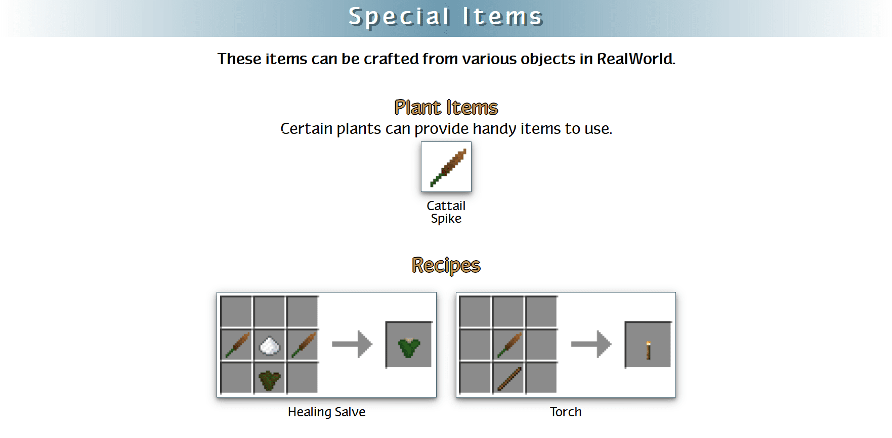 RealWorld Mod Crafting Recipes 111