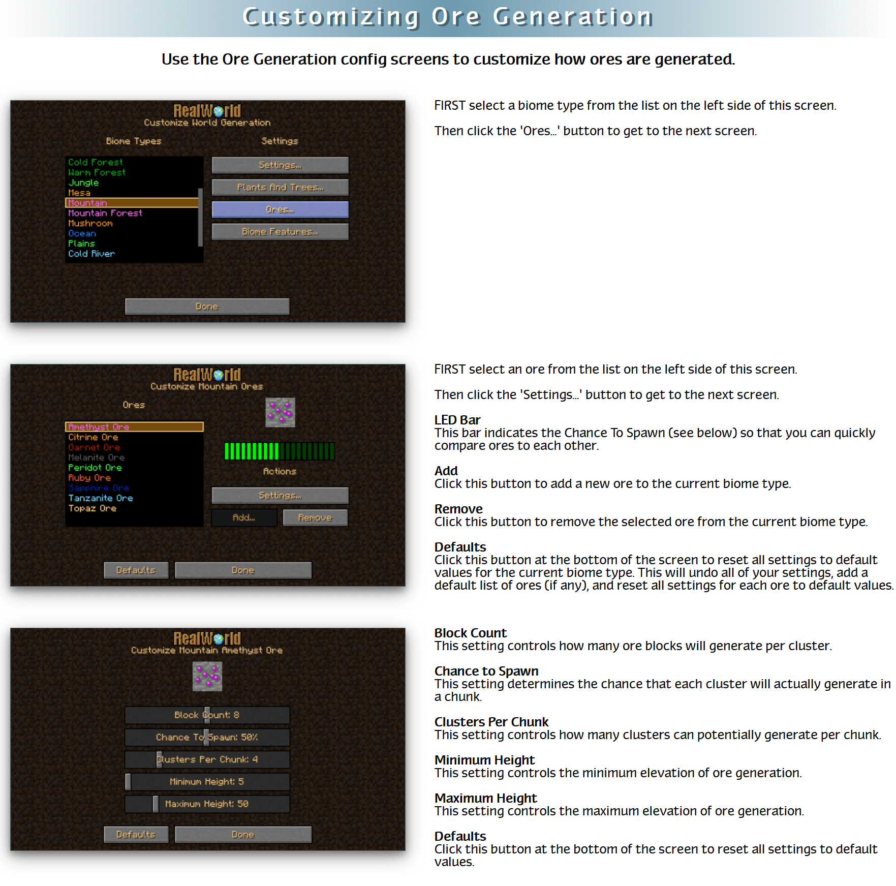 RealWorld Mod Crafting Recipes 97