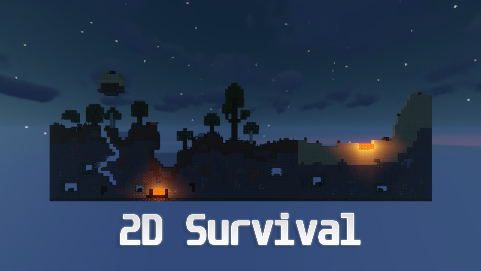 2D Survival Map 1.13.2 for Minecraft 